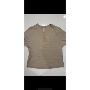 NWT Skims Womens Fits Everybody T-Shirt Tan Ochre Size 4X‎  Lounge Stretch